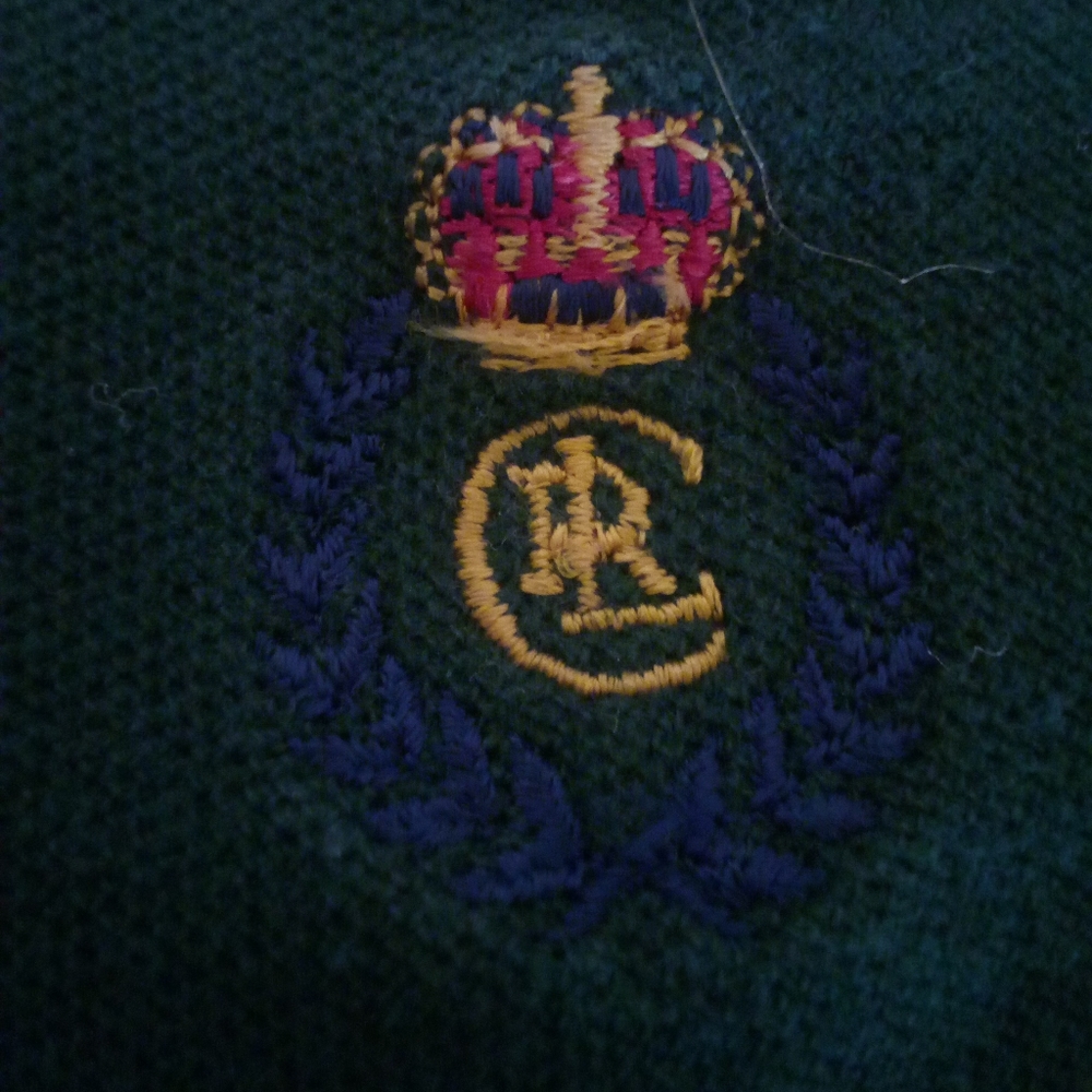 Ralph Lauren Crown Polo Medium Shirt Mens